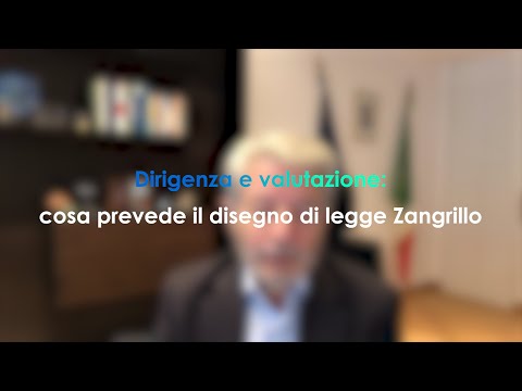 Dirigenza e valutazione: cosa prevede il disegno di legge Zangrillo